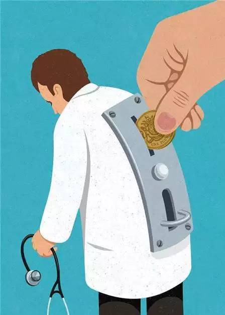 标现实复古插画讽刺当代社会问题一针见血